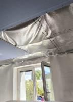 Rekonštrukcia kúpeľne - inštalácia parozábrany - montáž sadrokartónu